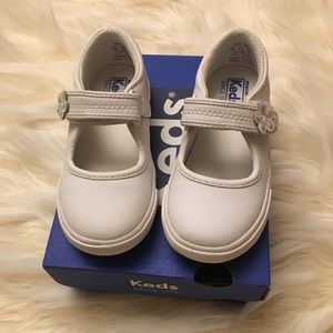 Keds Ella Mary Jane White Leather Sz7